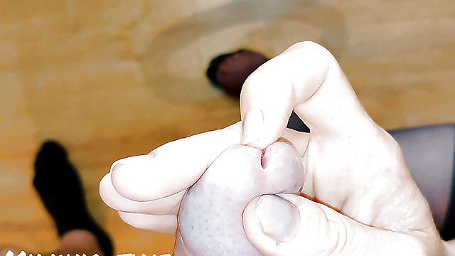Tease cum compilation, testicles cumshot, wife and techniques, head polishing, mature glans handjob, comedy teen anal