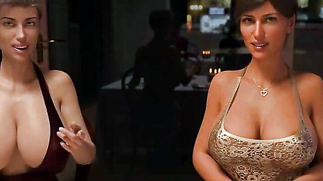Restaurant table, games under the table, bj and visiting, tits restaurant, 3d monster milf, free eat under table